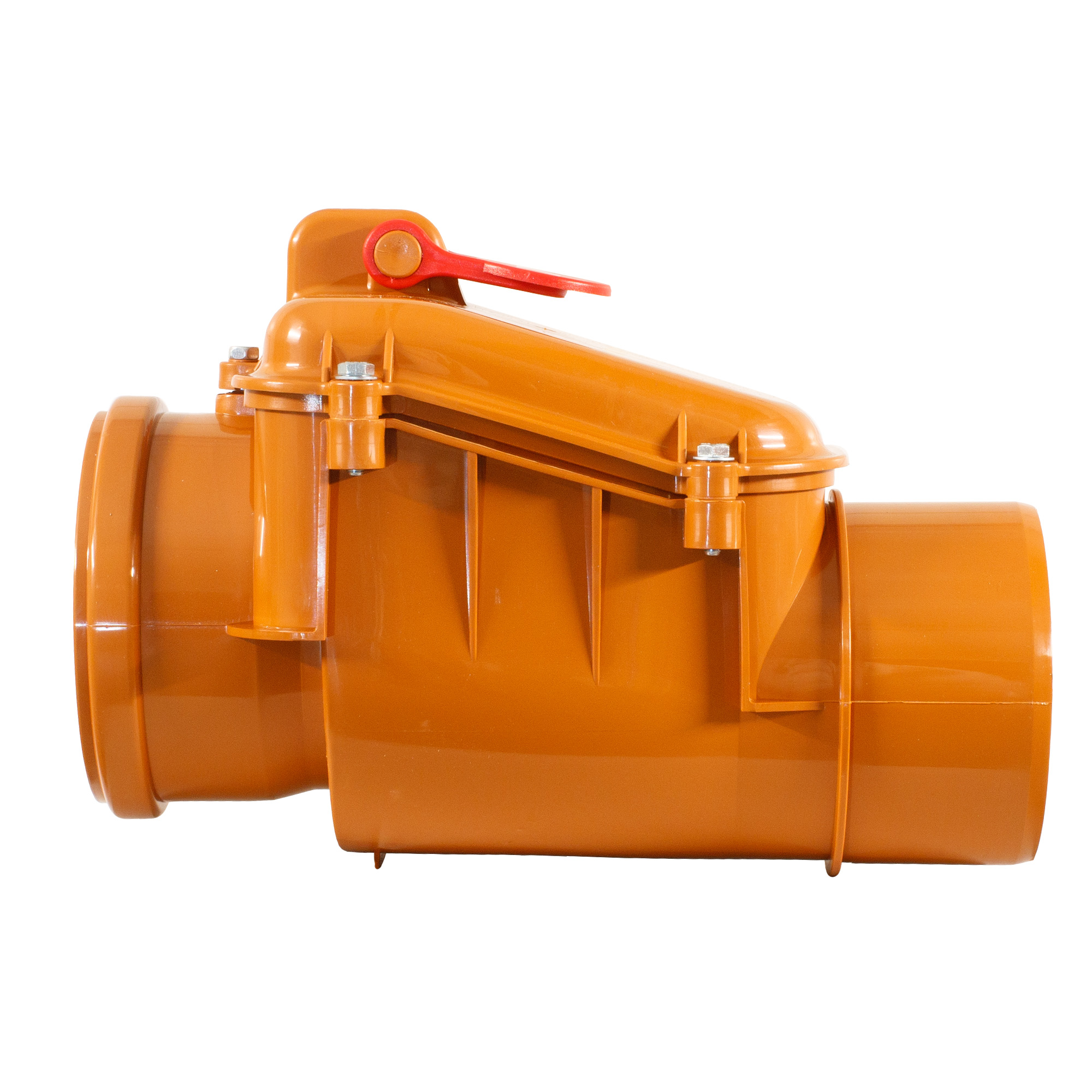 ScarMaxx Rückstauklappe Rückstauverschluss Nagetieren Abwassersystem, Orange/Rot - Bild 16 von 21