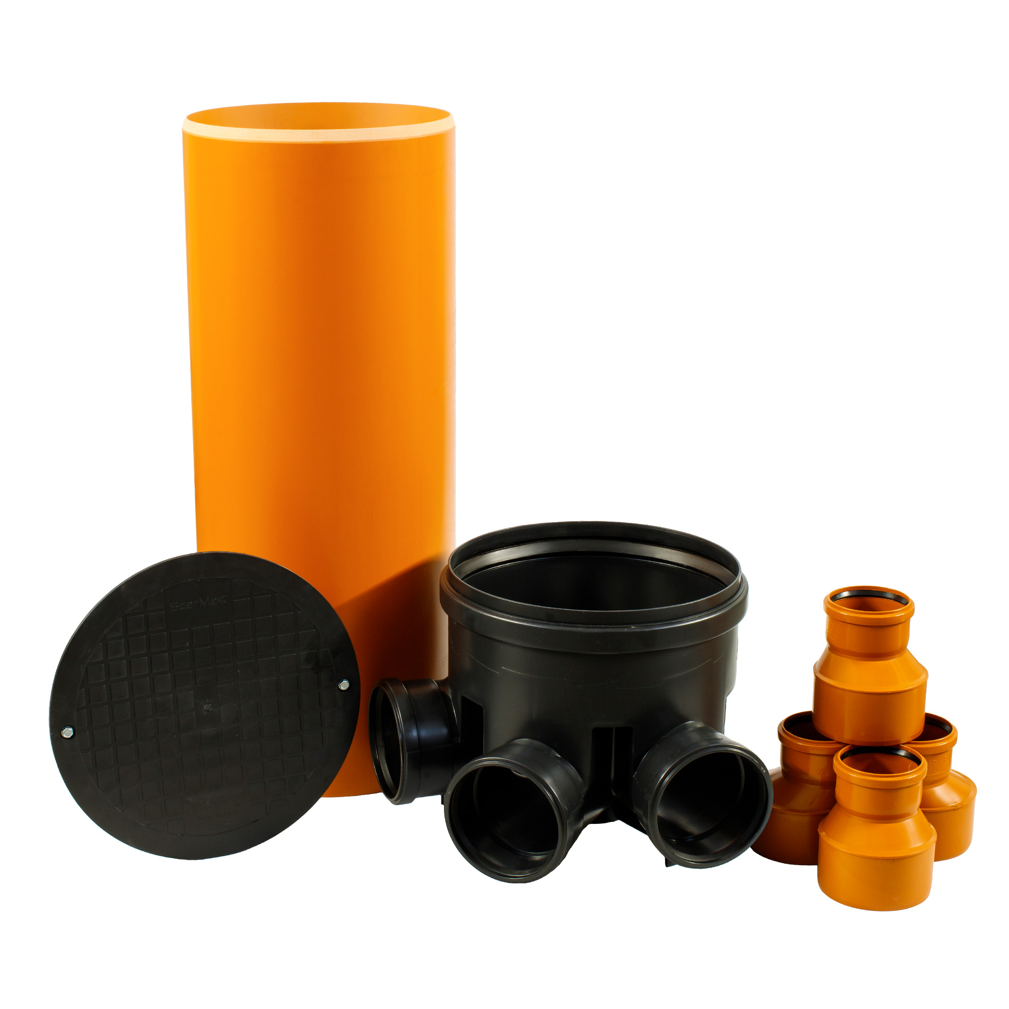 ScarMaxx, KG Schacht, Revisionsschacht, Abwasserschacht DN400, 1m Rohr - Bild 10 von 22