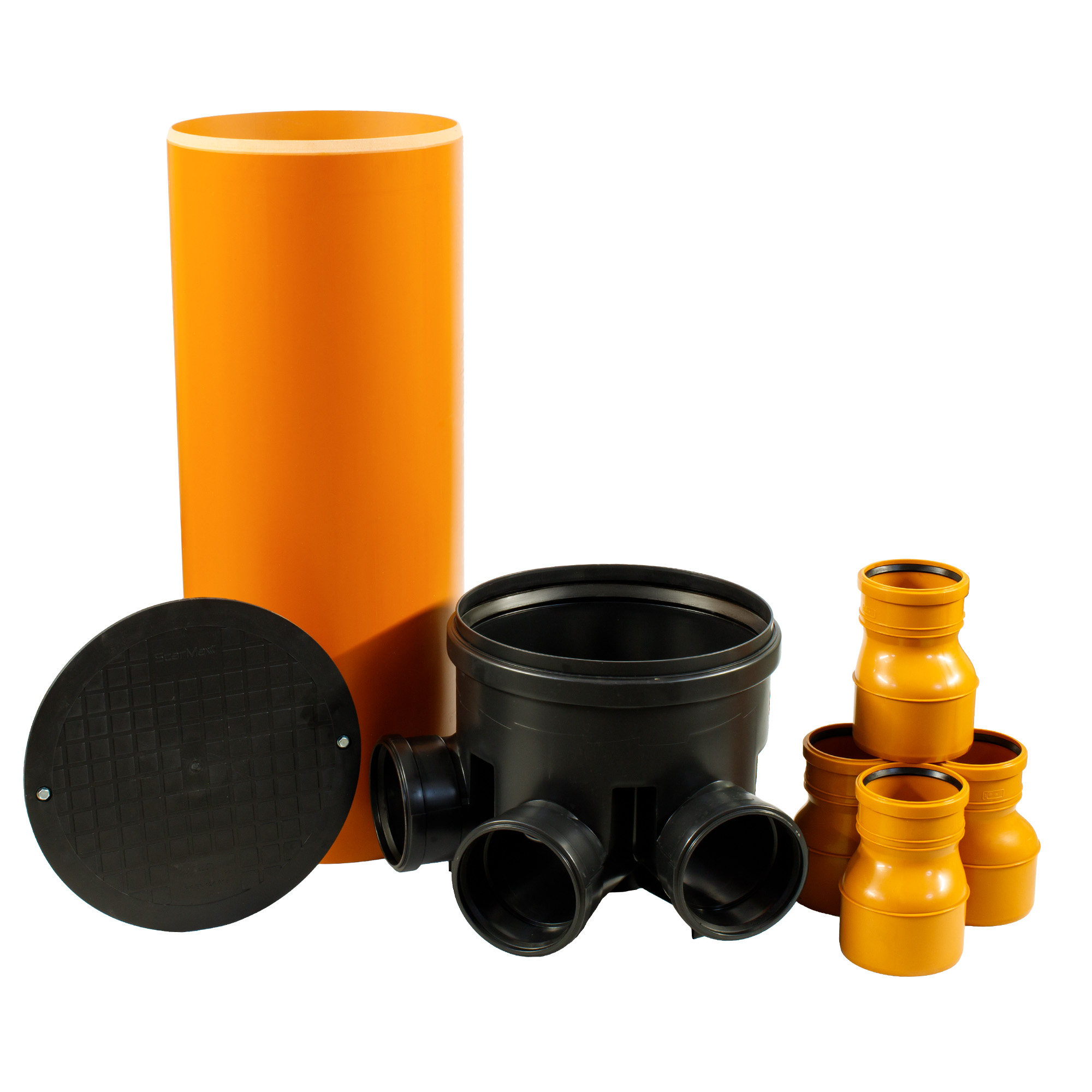 ScarMaxx, KG Schacht, Revisionsschacht, Abwasserschacht DN400, 1m Rohr - Bild 17 von 22